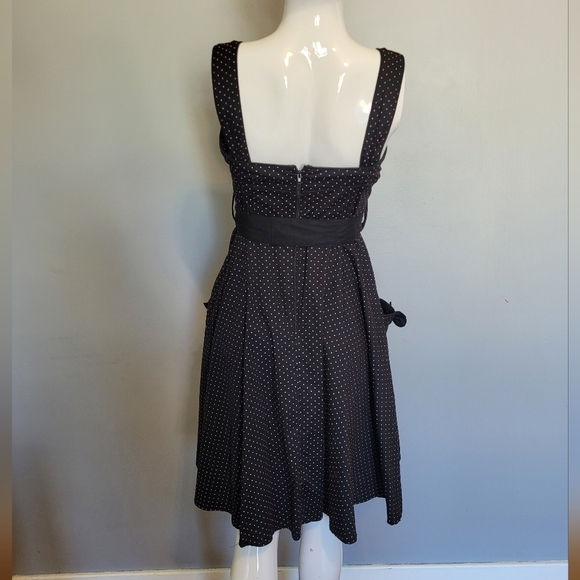 Hell Bunny Martie Polka Dot Dress, VGUC, Size XS - Picture 6 of 12